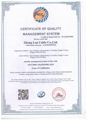 質(zhì)量管理體系認(rèn)證證書